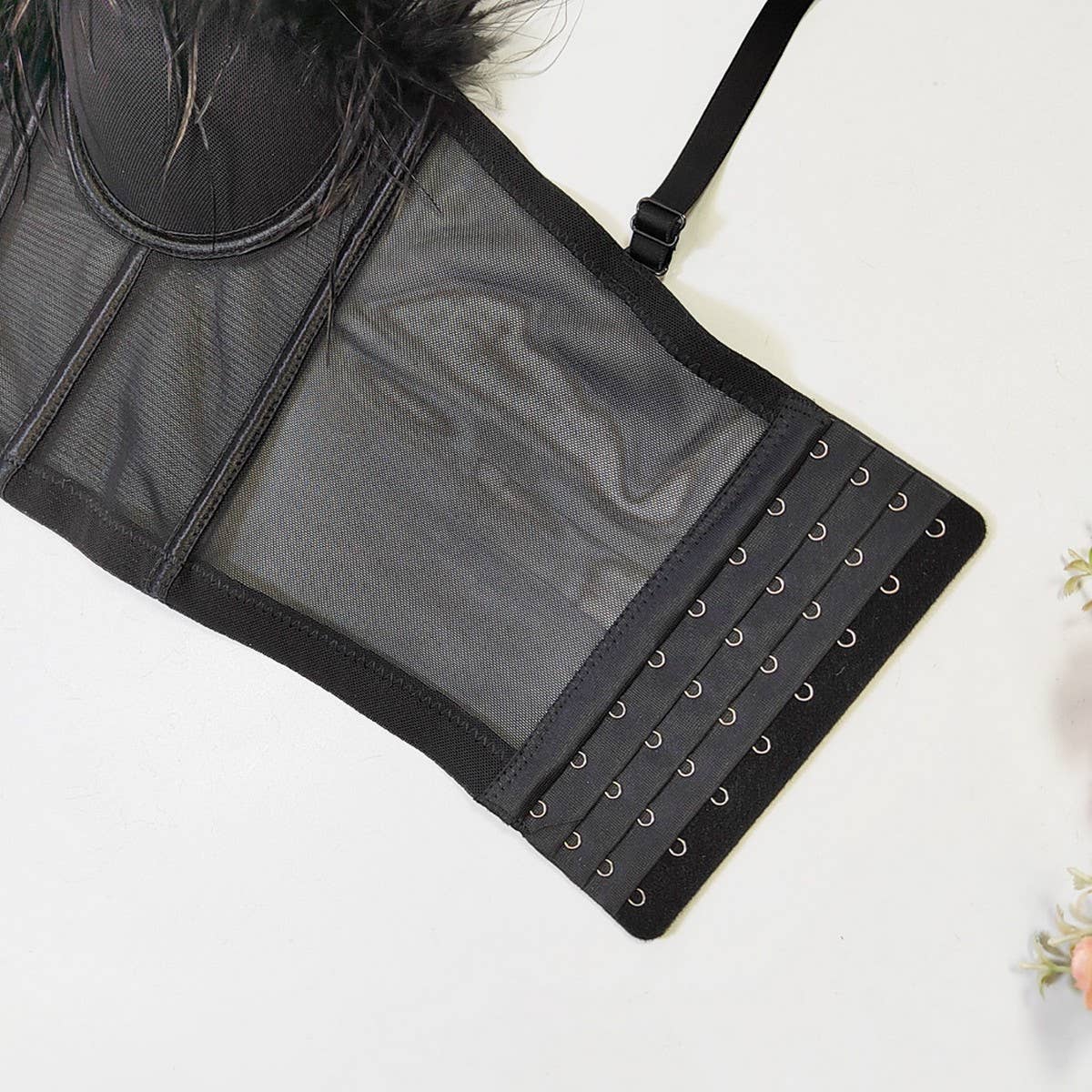 SWEET FEATHERED COMFORT HERRINGBONE CORSET