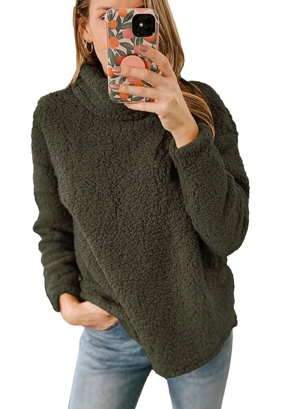 TREND WARM HOODIE PLUSH FASHION CASUAL WOMAN