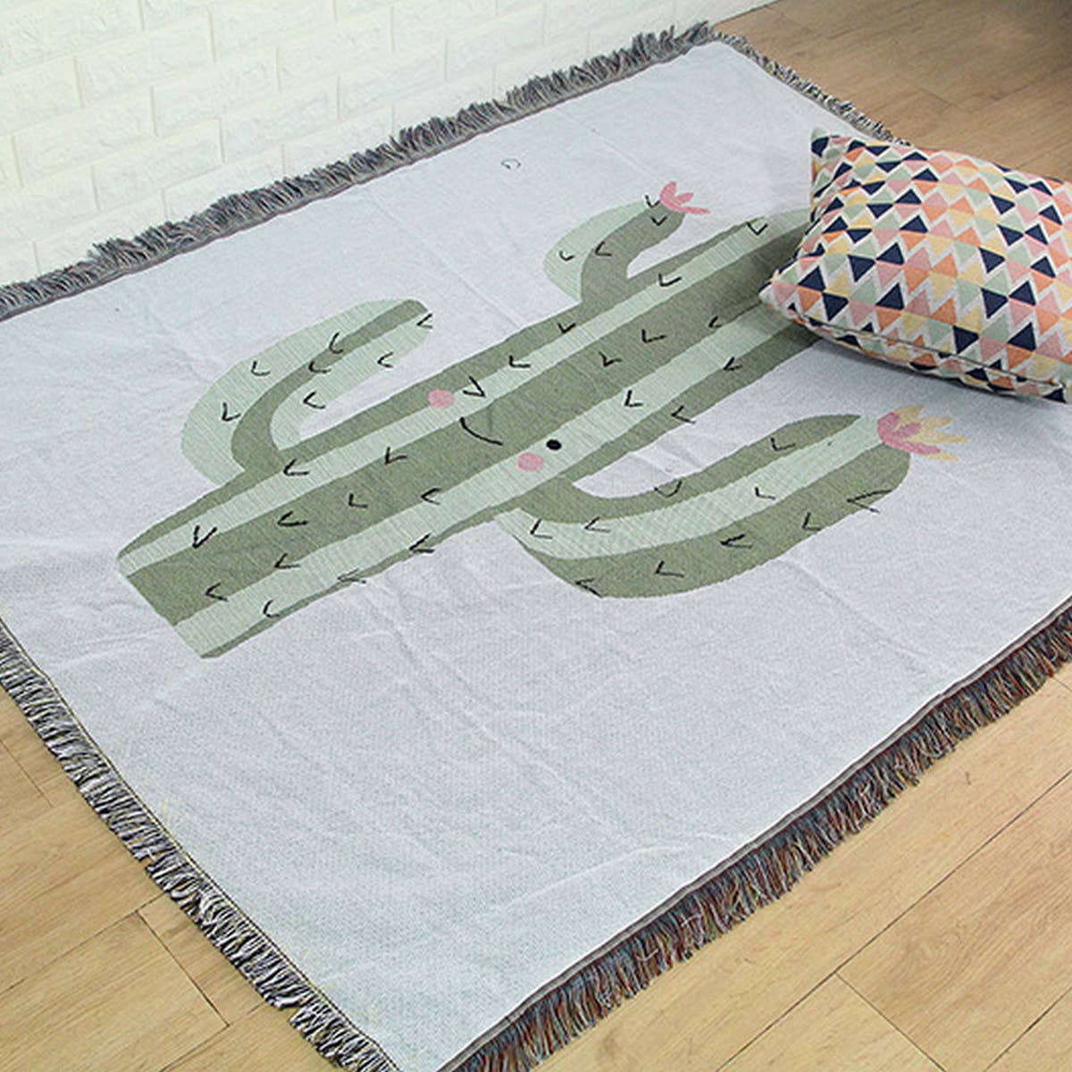 JACQUARD SOFA BLANKET CAMPING BLANKET