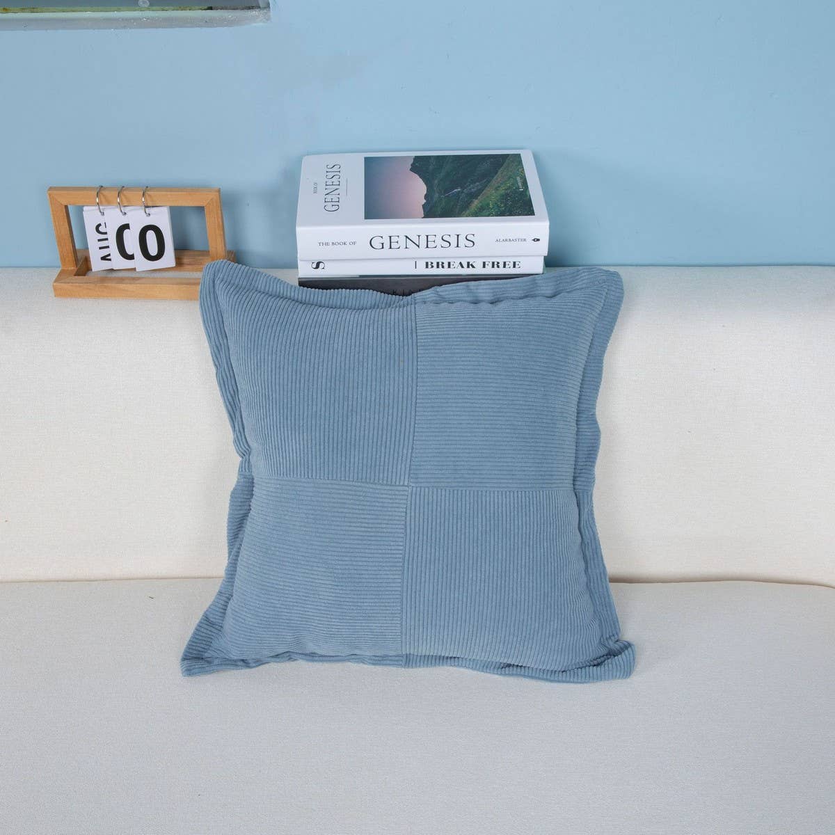 MODERN MINIMALIST WIND LAMP CORE VELVET PILLOWCASE