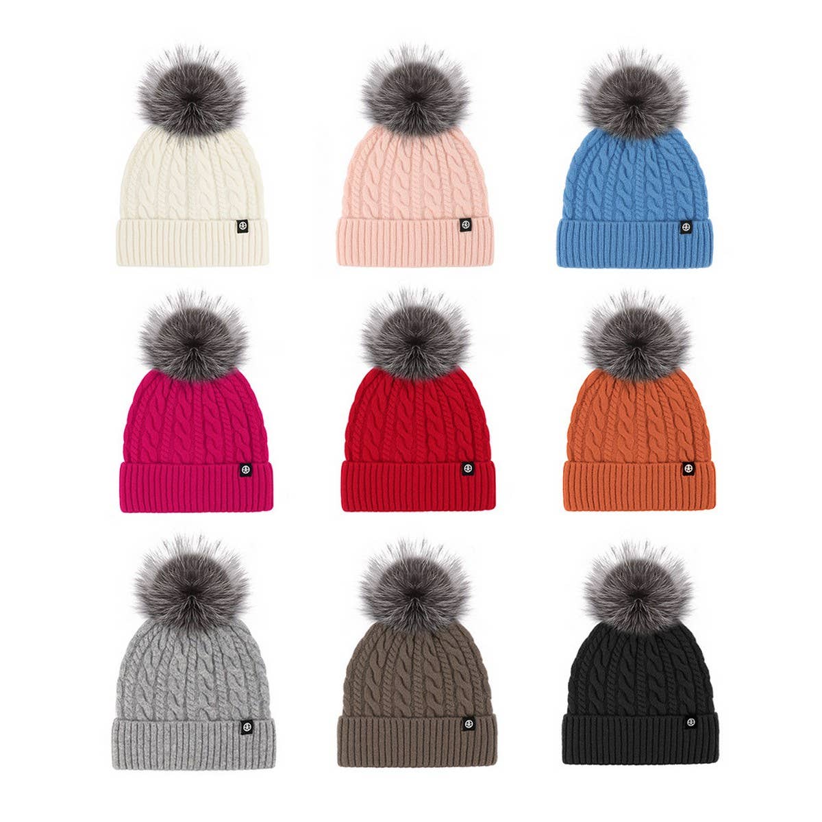 WINTER WARM WINDPROOF WOOL KNITTED HAT FOR WOMEN_CWAH2459
