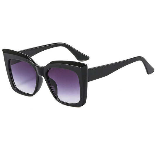 Retro Cat Eye Ocean Lens Sunglasses Unisex_CWMM8401