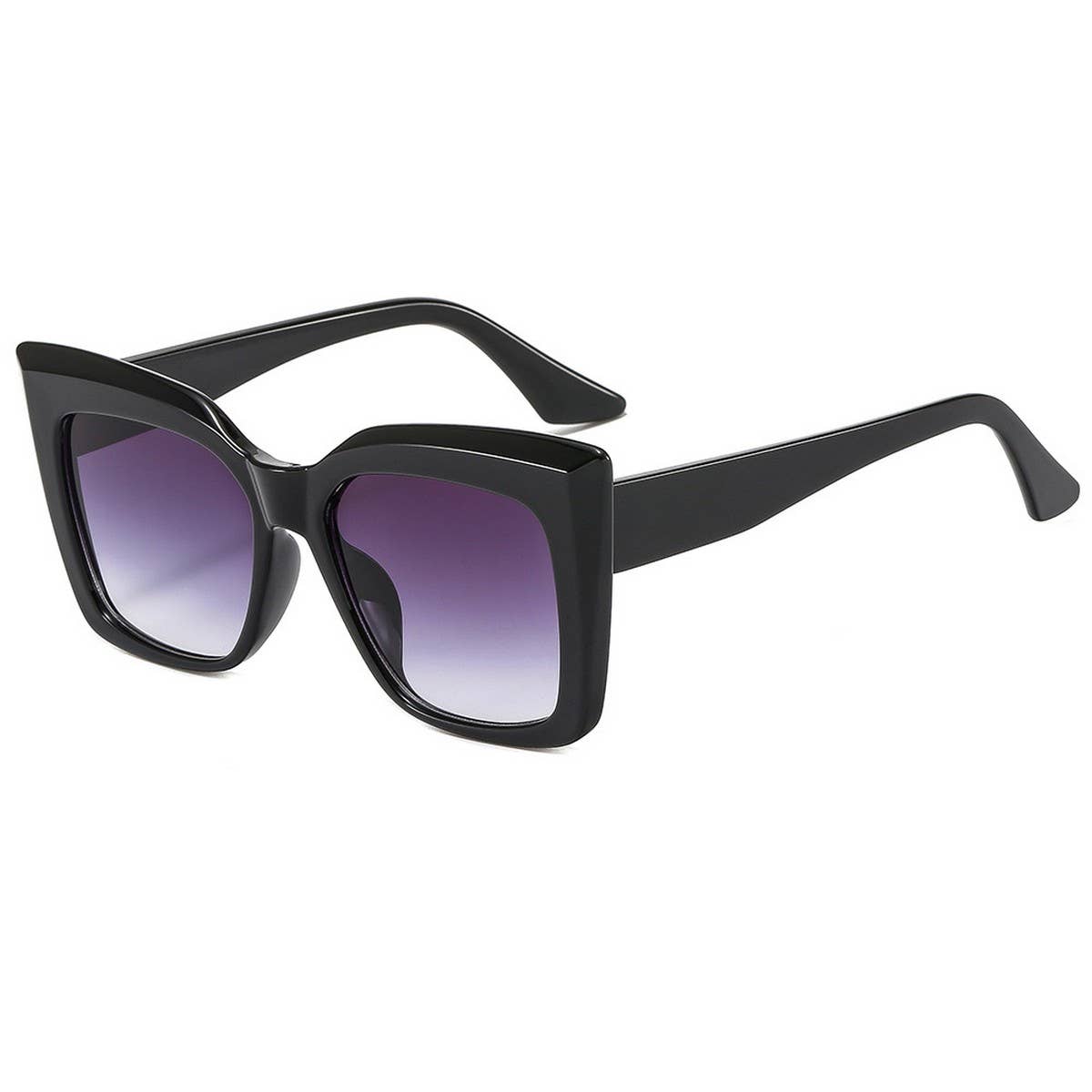 Retro Cat Eye Ocean Lens Sunglasses Unisex_CWMM8401