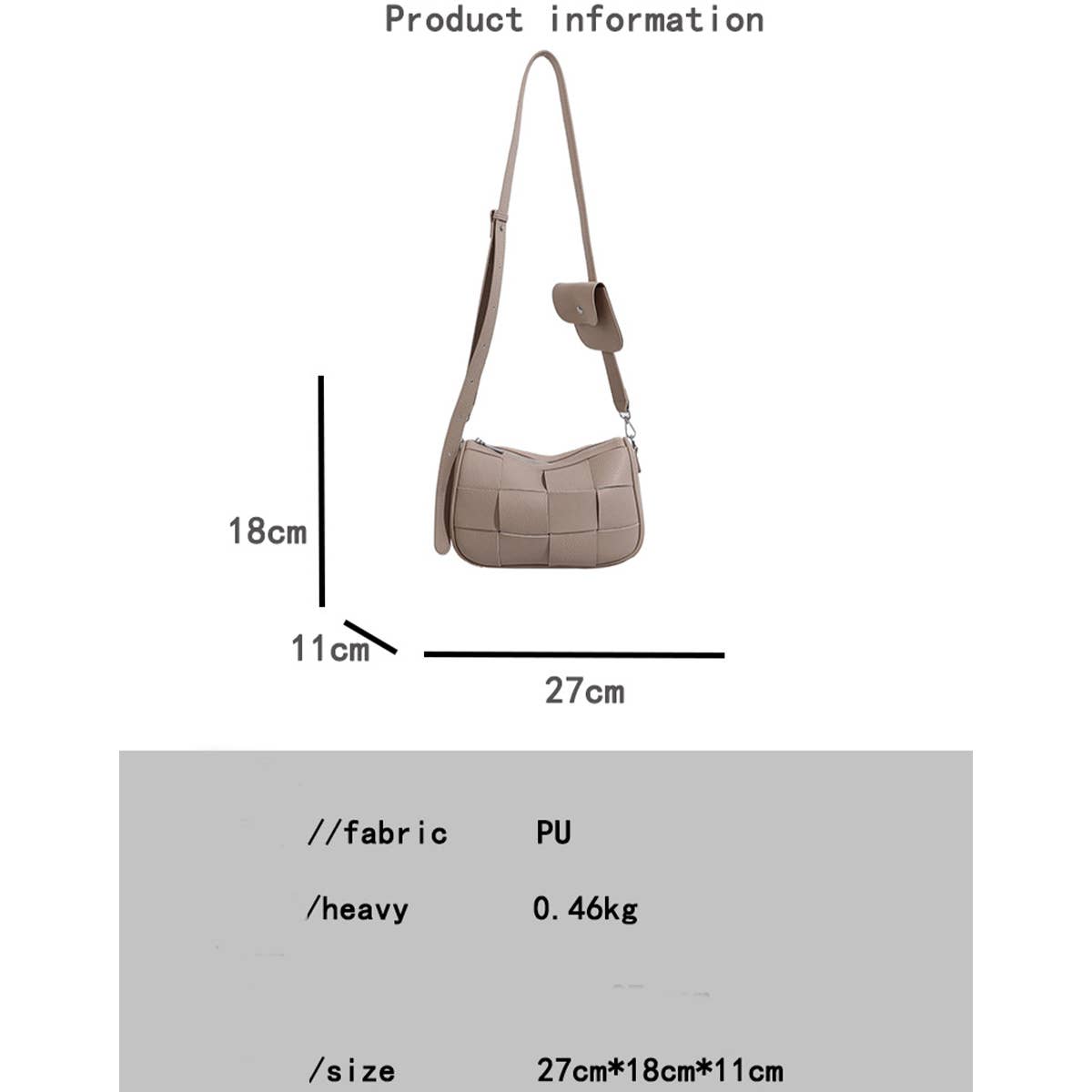 FASHION COLOR MATCHING PORTABLE UNDERARM BAG_CWAB2686