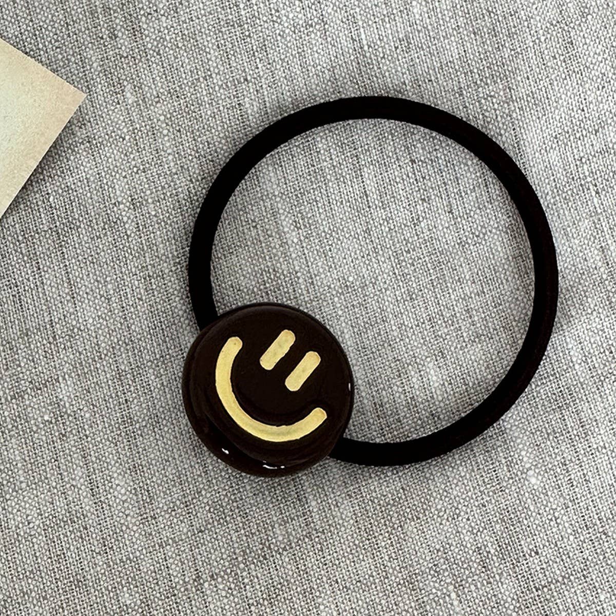 SMILEY FACE HAIR TIES_CWAHA0340