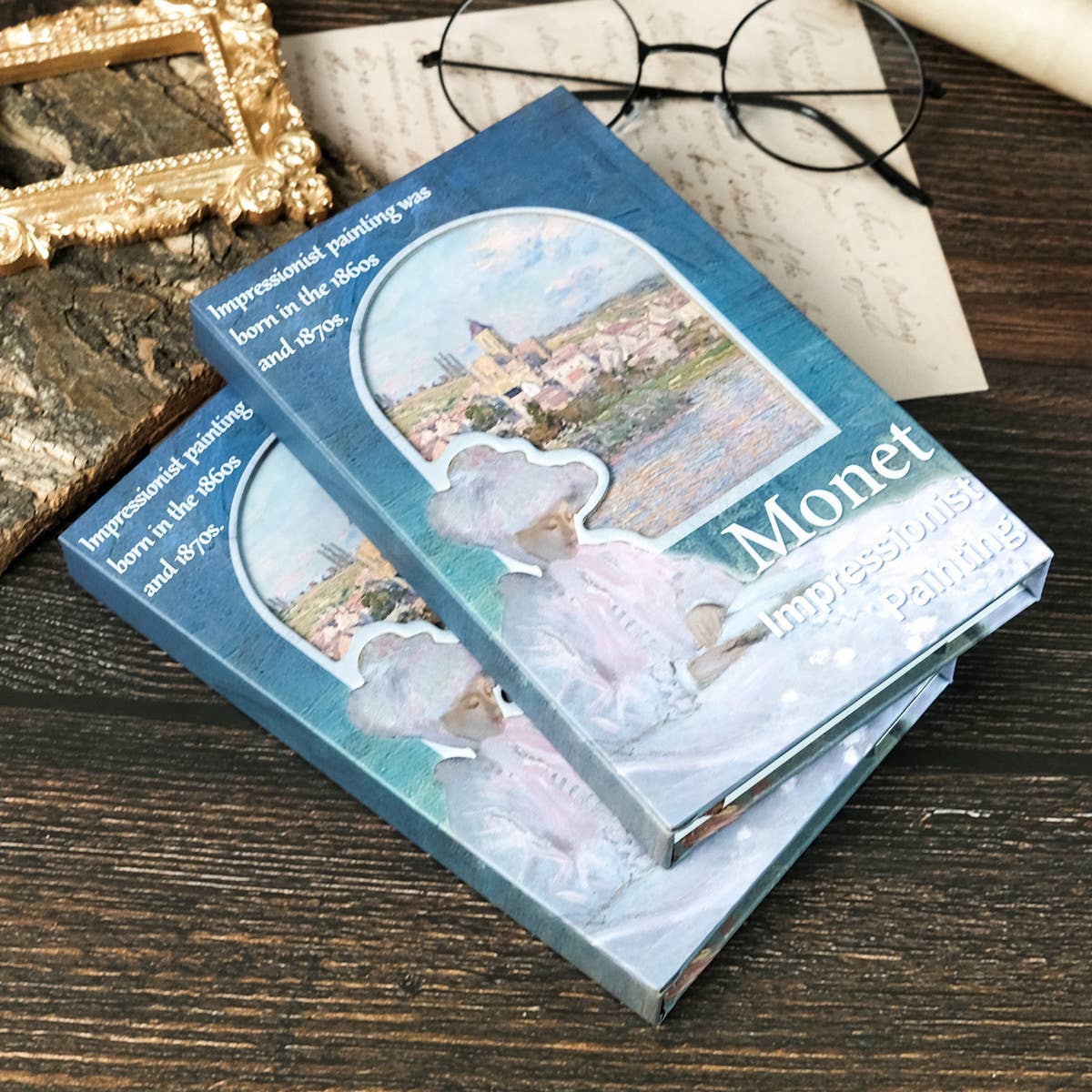 VINTAGE OIL PAINTING GIRL COVER NOTEBOOK