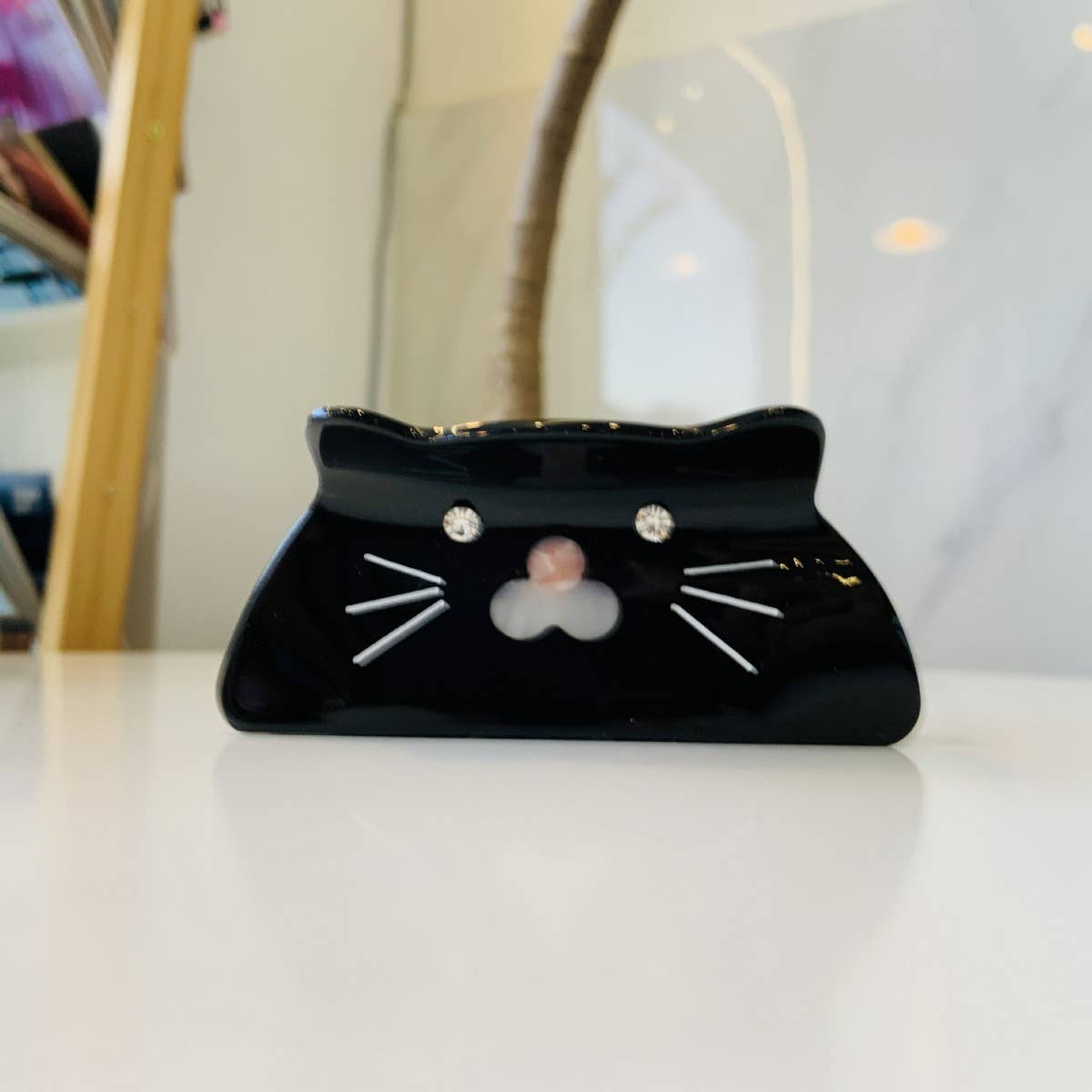 CWAHA1523_FUNNY CARTOON CAT,RABBIT,OWL,HAIR CLAW CLIP