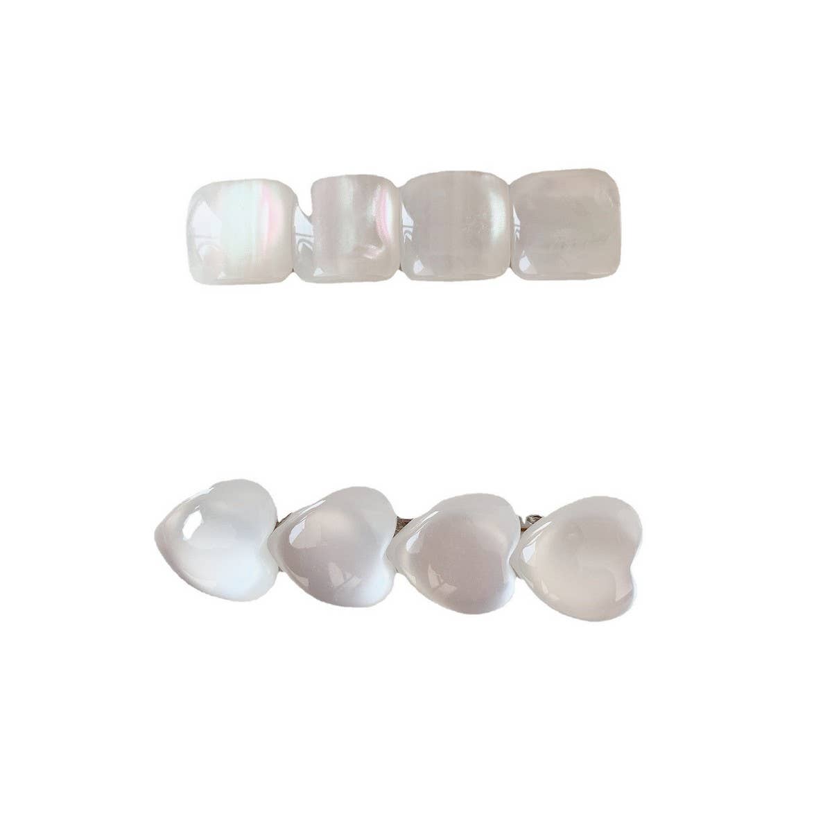 Cat-Eye Heart Hair Clip, Sweet Back Pin for Girls_CWAHA4744