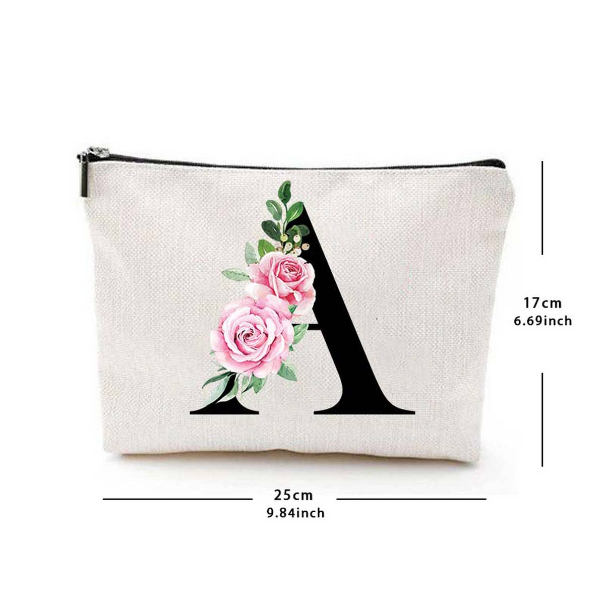 SIMPLE DOUBLE-SIDED PRINTED ZIPPER COSMETIC BAG_CWAB2251