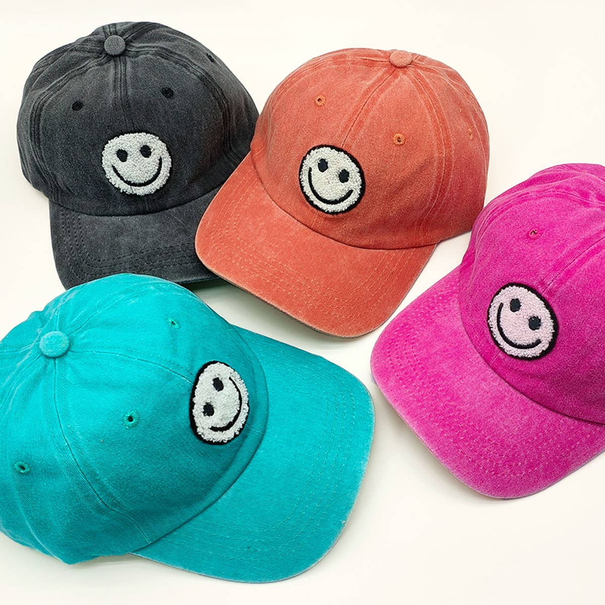 Smiley Face Parent-child Baseball Cap-Sun HatCWAH1241