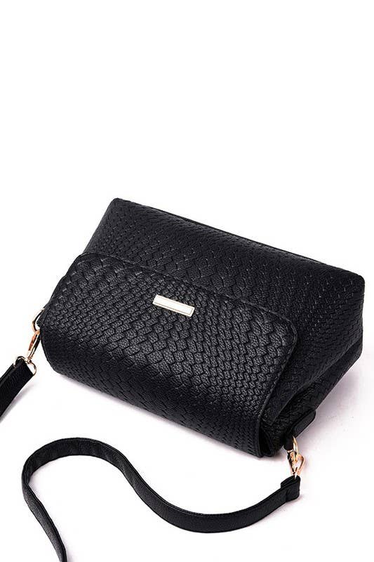 PLAID SQUARE ONE SHOULDER BAG_CUAB0076