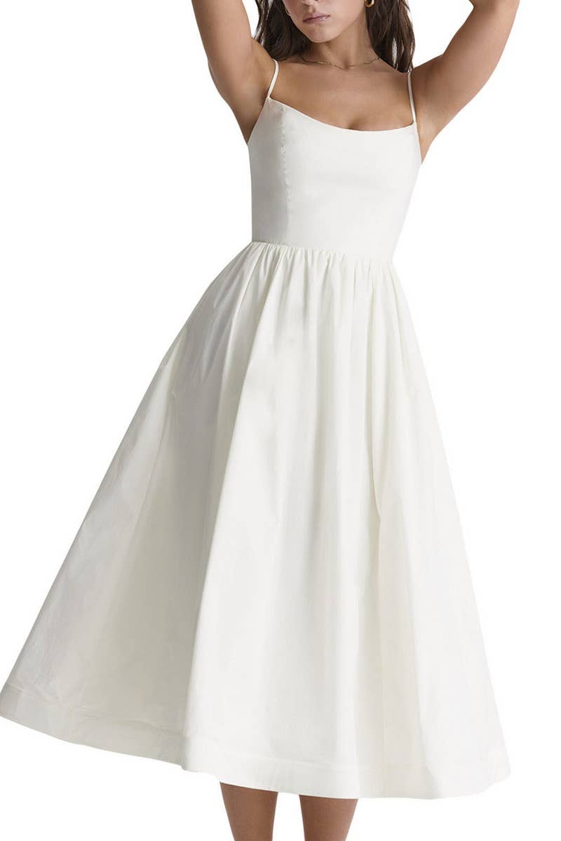 CWDMD5938_SLIM FIT BACKLESS SPAGHETTI STRAP MAXI DRESS