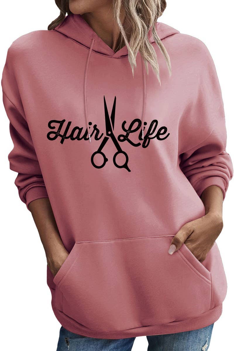 WOMEN CUTE PRINTING HOODED LONG SLEEVE SWEATSHIRT_CWOHOL0326