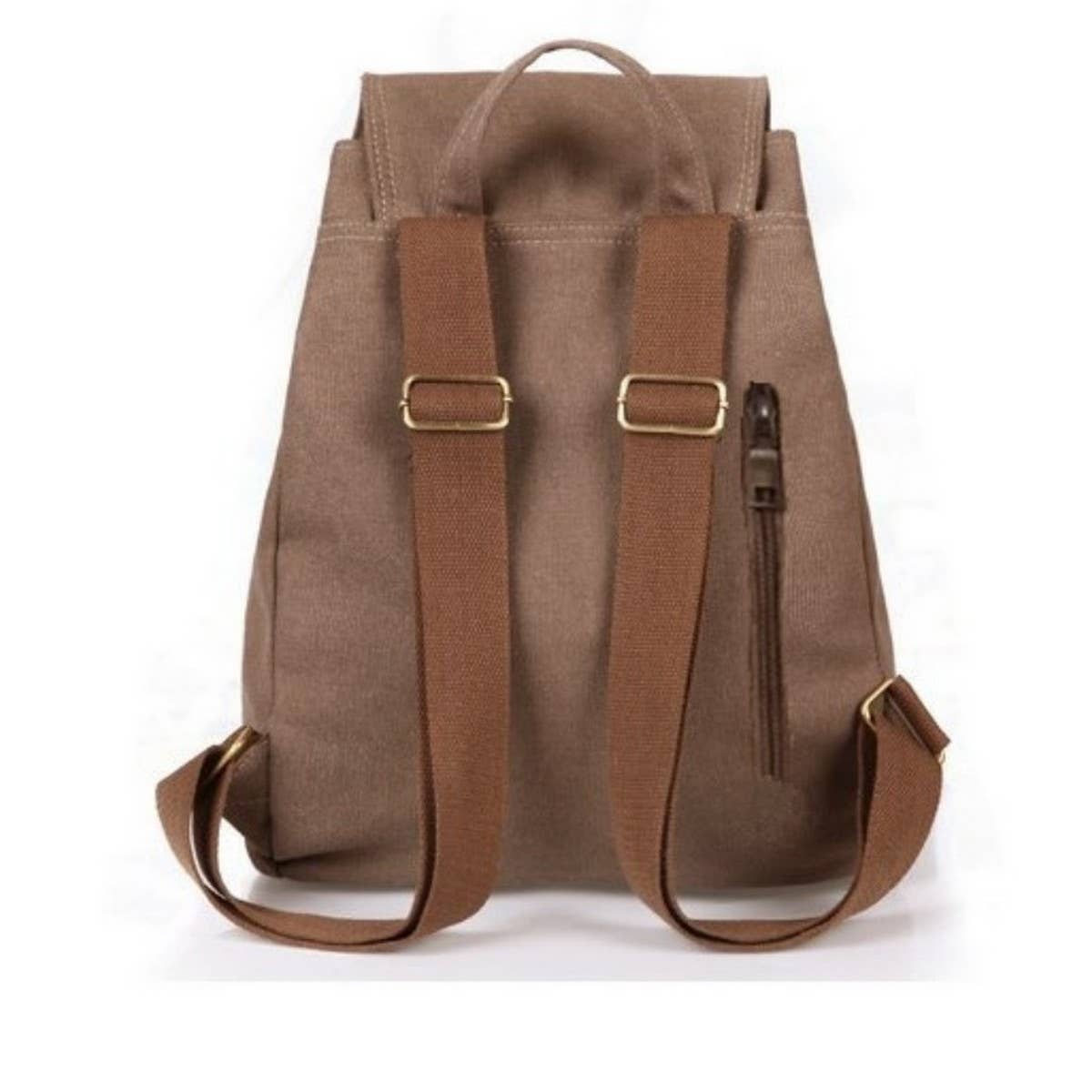 BACK-TO-SCHOOL CANVAS BACKPACK,LAPTOP COMPARTMENT_CWAB2212