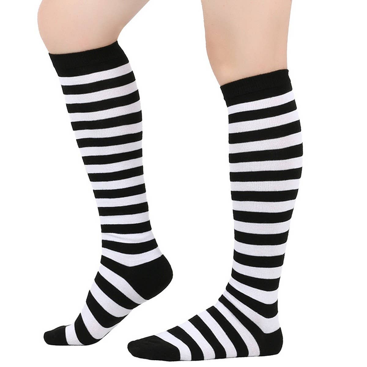 CWMM10073_STRIPED KNEE-HIGH SOCKS FOR CHRISTMAS