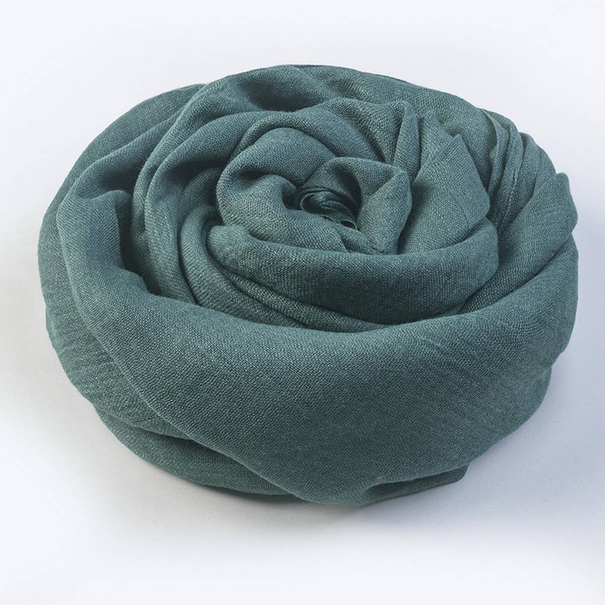 Solid Cotton Linen Scarf for Women Summer Sun Prot_CWASC1451