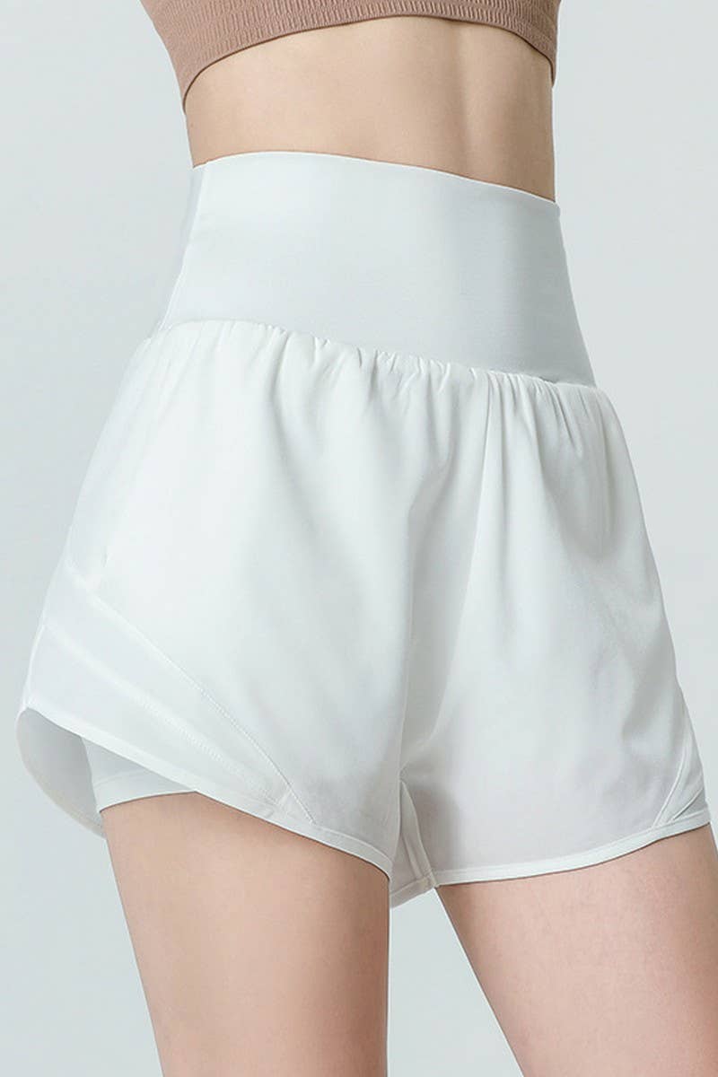 CWBSP0464_BREATHABLE ANTI-EXPOSURE LOOSE YOGA SHORTS