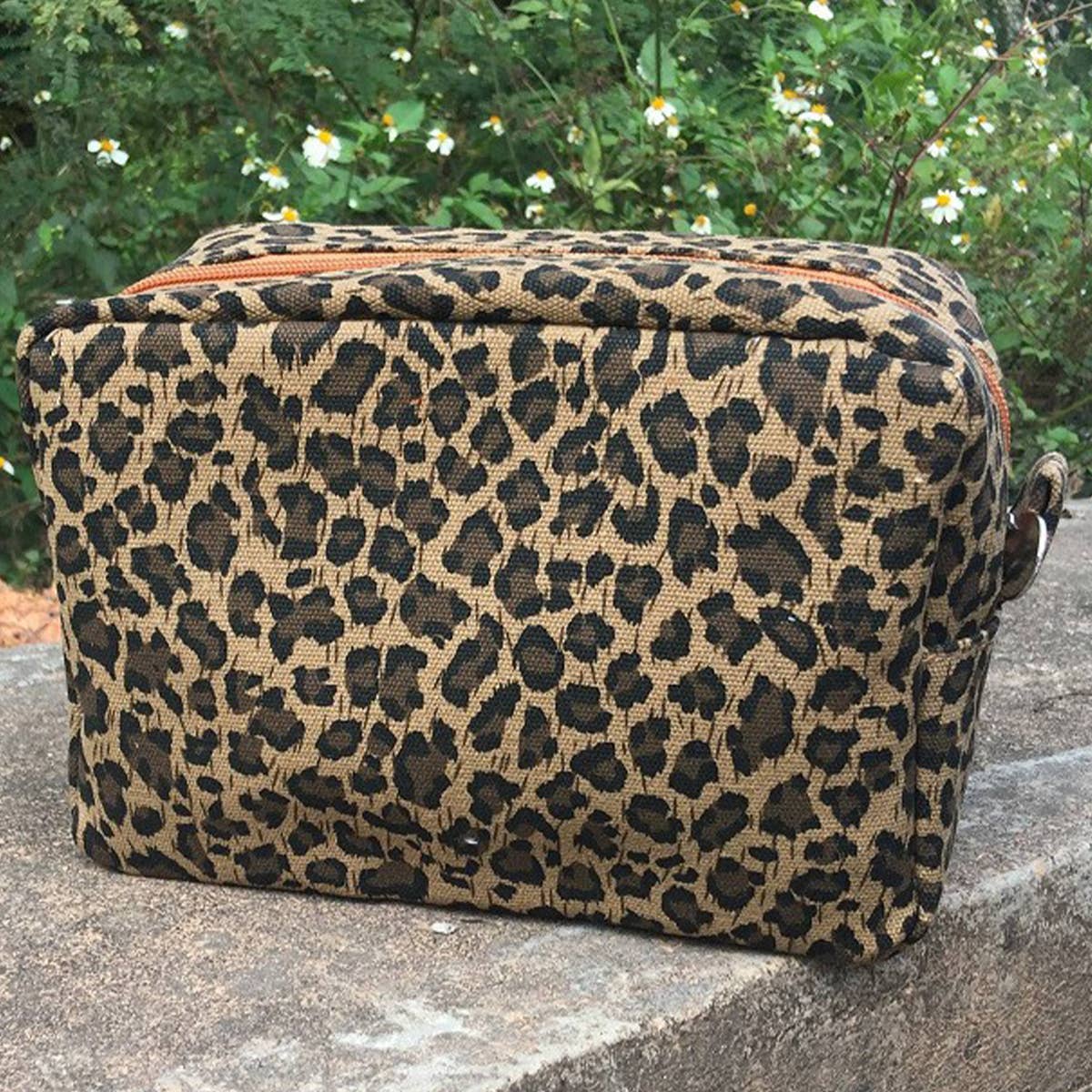 LEOPARD PRINT WATERPROOF LARGE CAPACITY MAKEUP BAG_CWAB1415