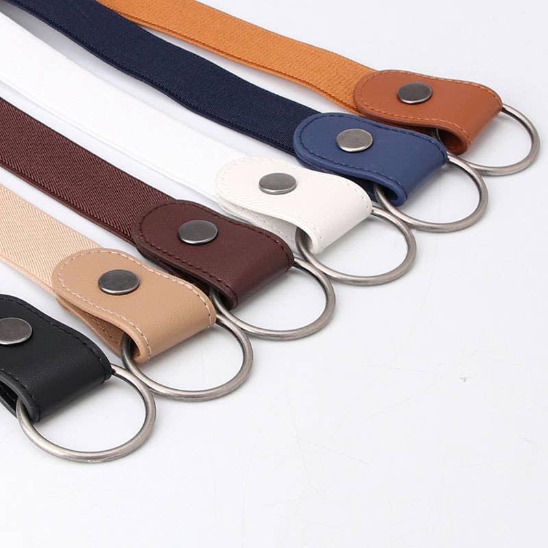 Waist-cinching invisible belt without perforation