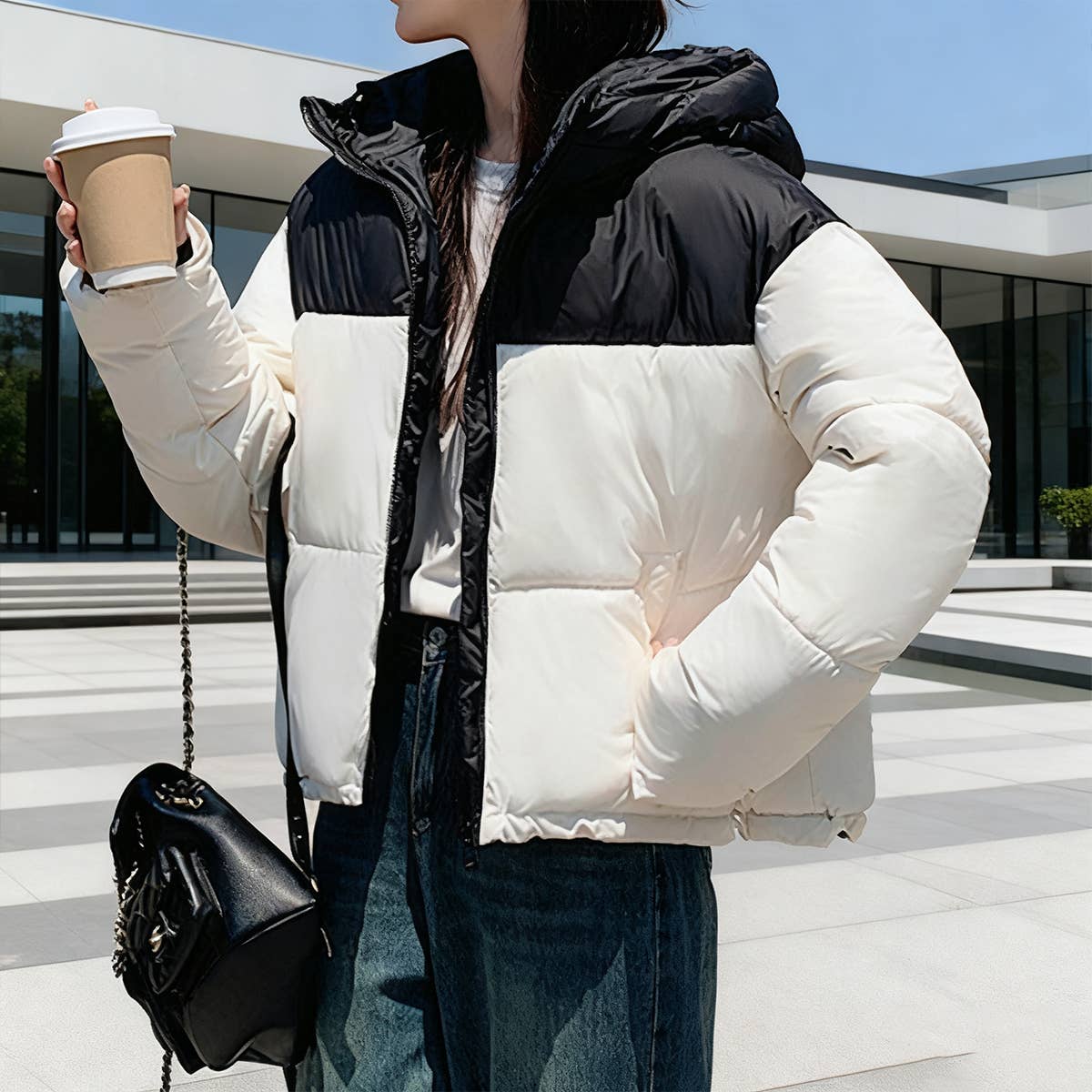 Thickened, fashionable, versatile and warm coat