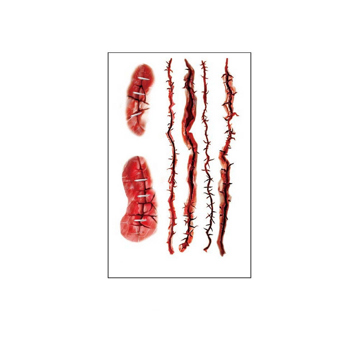 Halloween Fake Wounds ? Scary Scar Tattoos