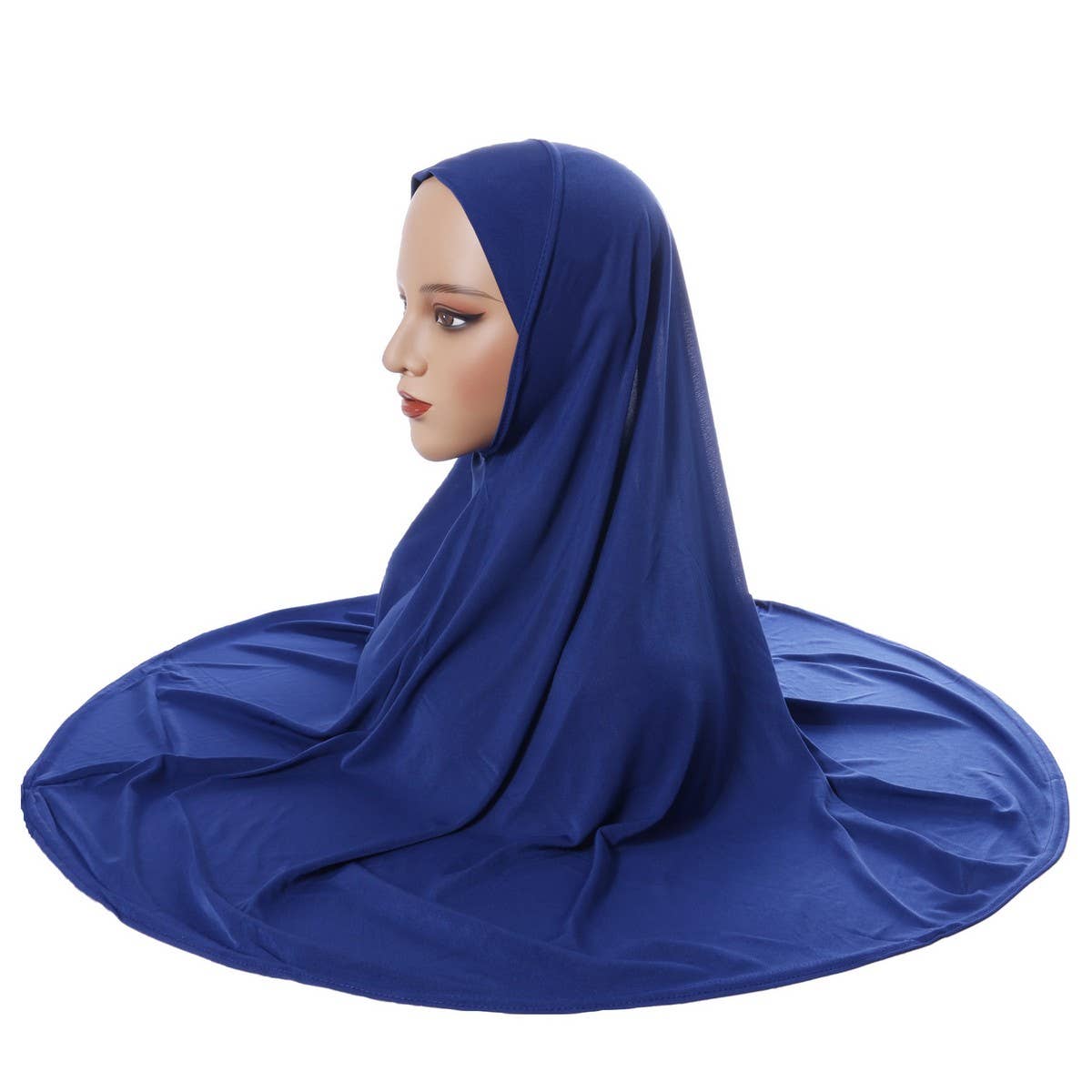 DOUBLE LAYER ROUND EDGE WOMEN'S HIJAB HEADSCARF