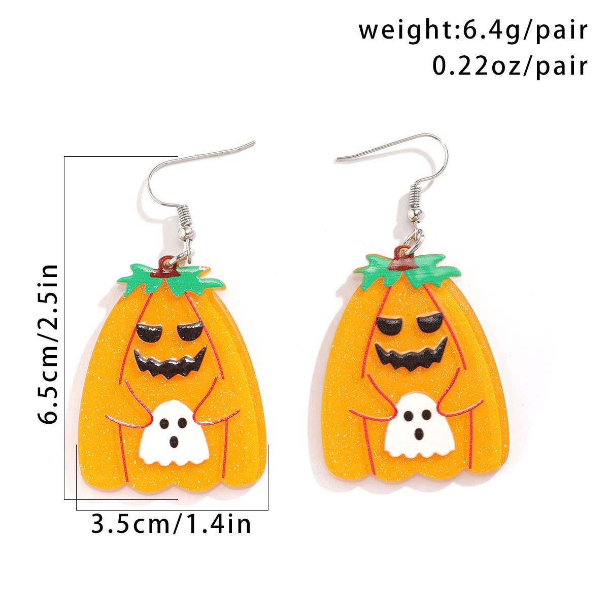 NEW DARK SWEET COOL WITCH GHOST EARRINGS