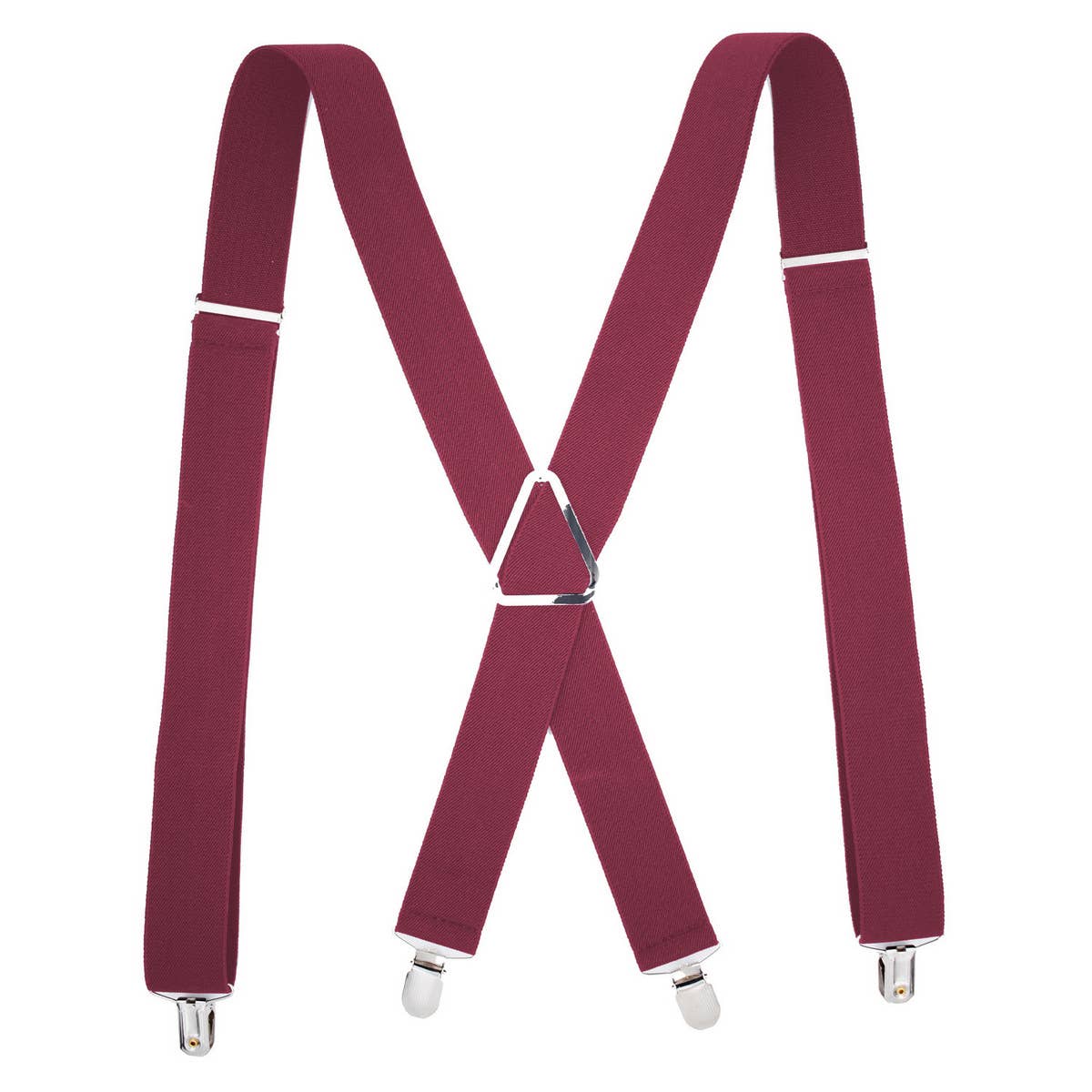 SOLID COLOR ELASTIC ADULT SUSPENDER CLIP_CWMM1110