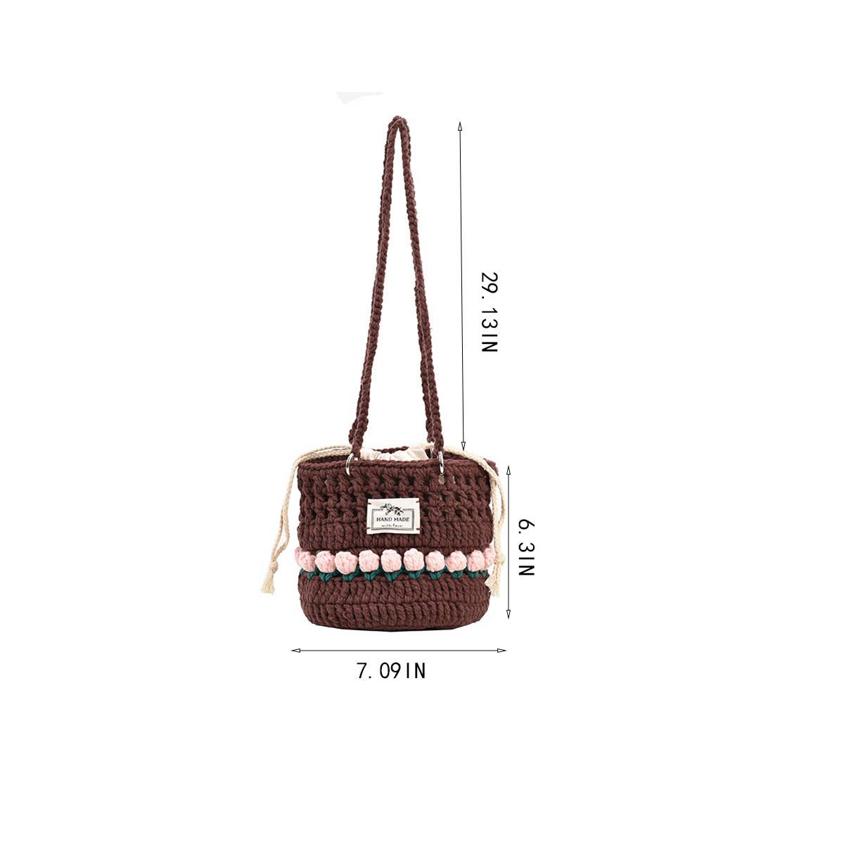 2024 NEW TULIP CONTRAST WOVEN CROSSBODY BAG_CWAB2398