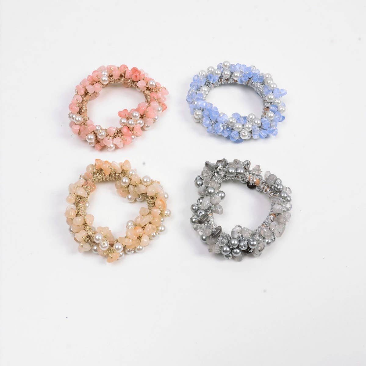 Simple Pearl Ponytail Hair Tie Elegant New Style_CWAHA6771