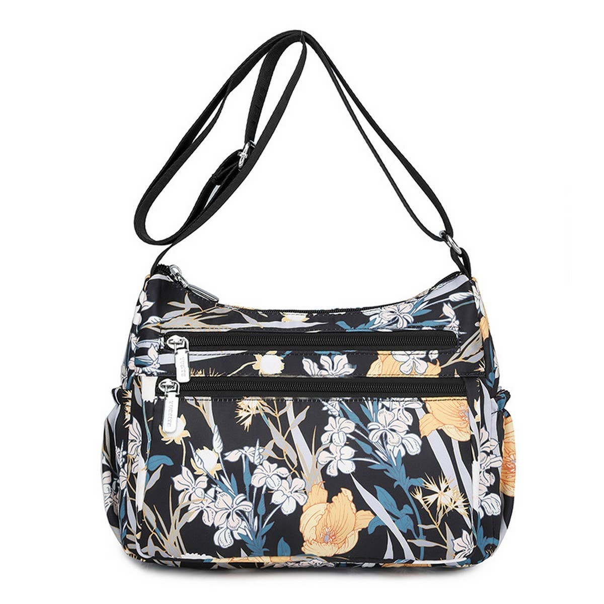 PRINTED NYLON LARGE CAPACITY SHOULDER CROSSBODY BAG_CWAB3481