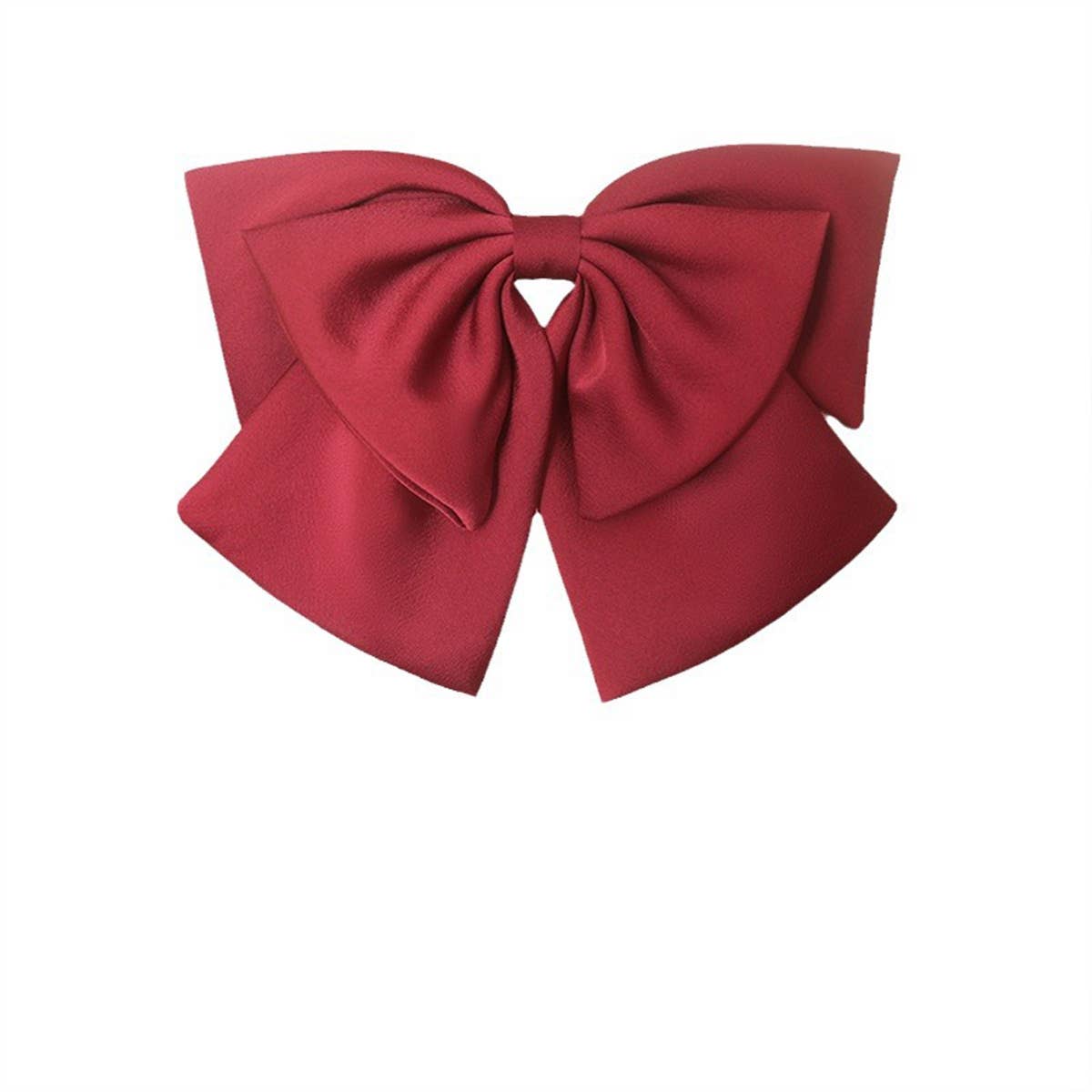 ELEGANT TEXTURE BIG BOW HAIRPIN
