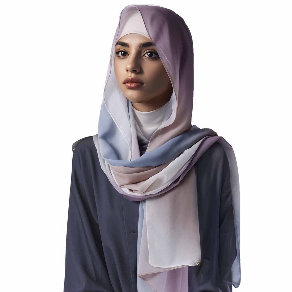 BREATHABLE THIN PEARL CHIFFON PRINTED HEADSCARF_CWASC2445