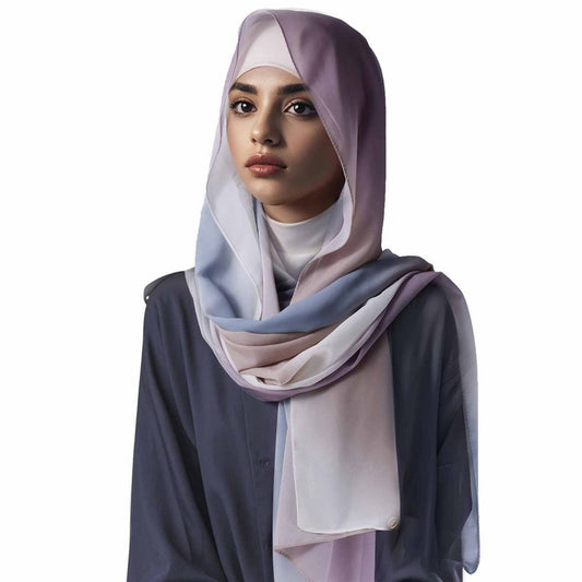 BREATHABLE THIN PEARL CHIFFON PRINTED HEADSCARF_CWASC2445