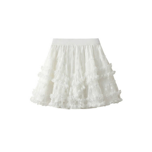 Ballet Tulle High-Waist A-Line Cake Skirt_CWBMS0330