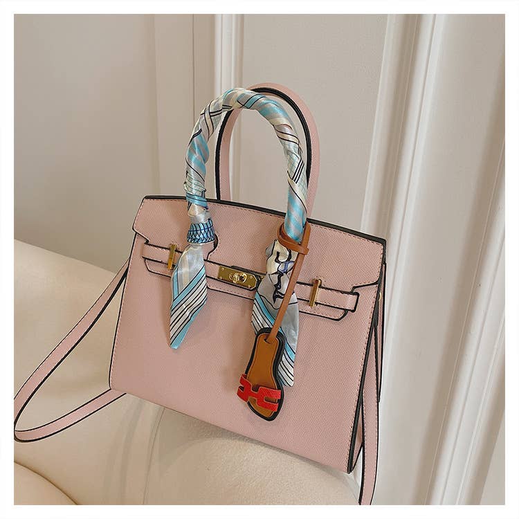 Retro large-capacity hand-held crossbody bag