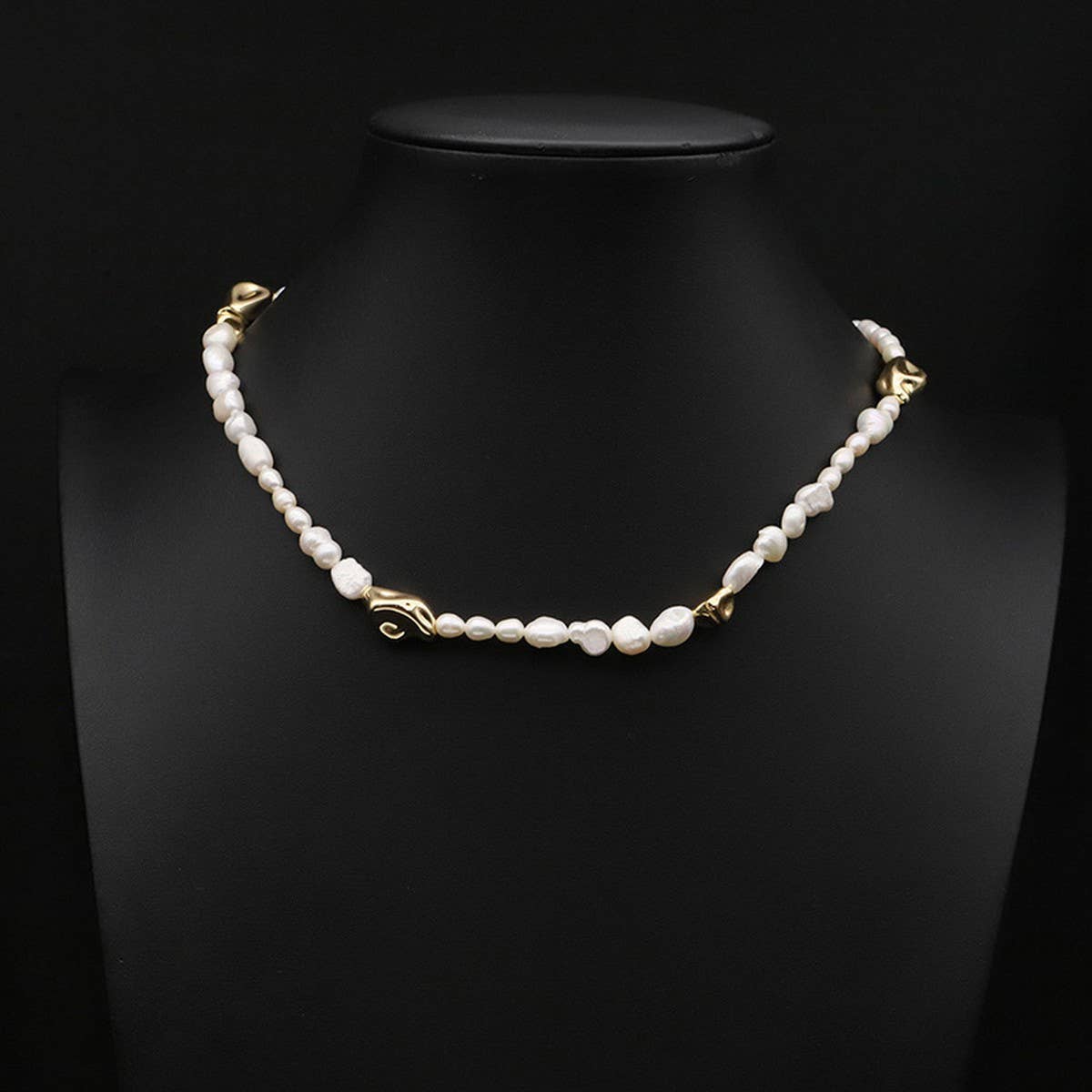 NICHE ALL-MATCH NATURAL FRESHWATER PEARL NECKLACE_CWAJE3847