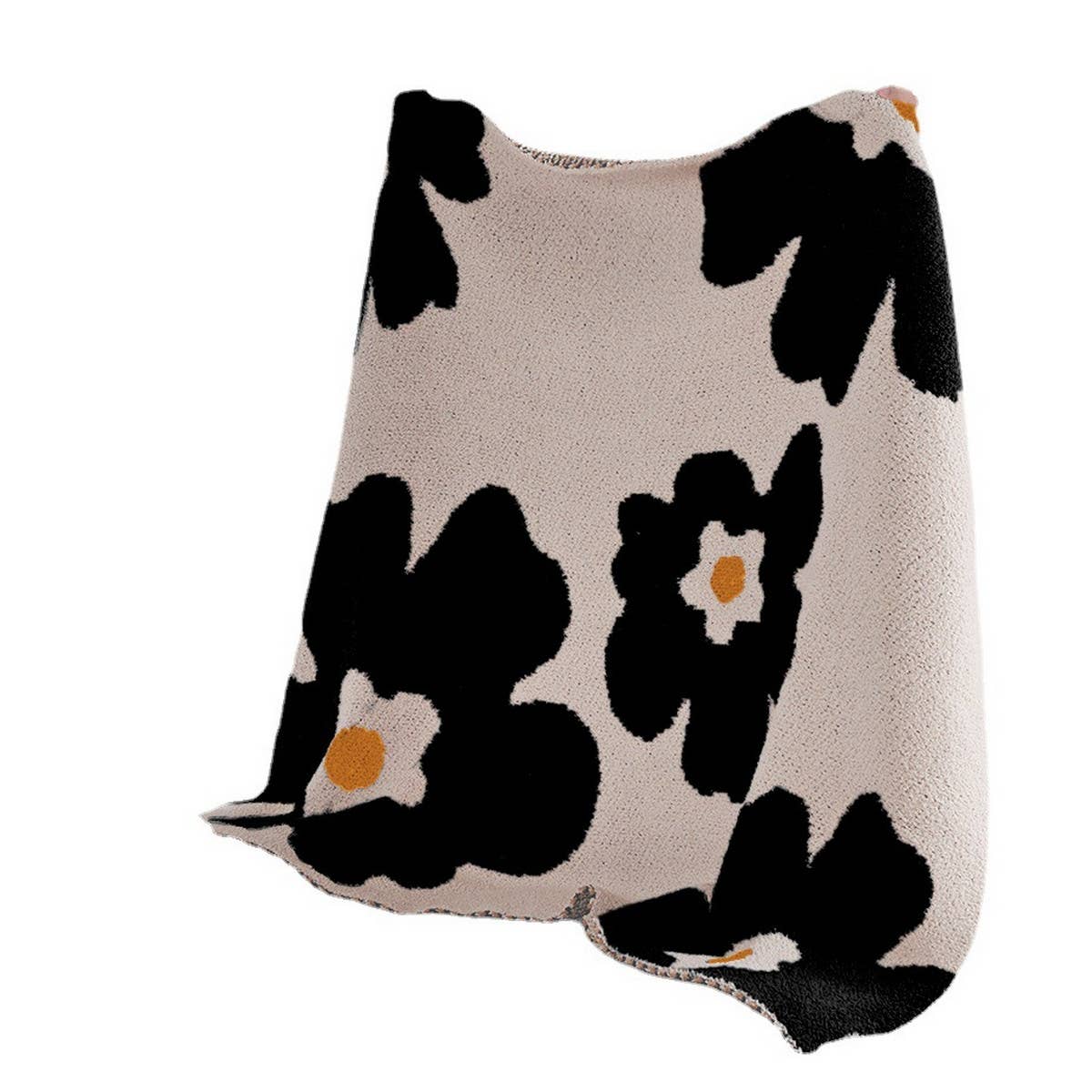 SUNFLOWER WARM BLANKET KNITTED BLANKET