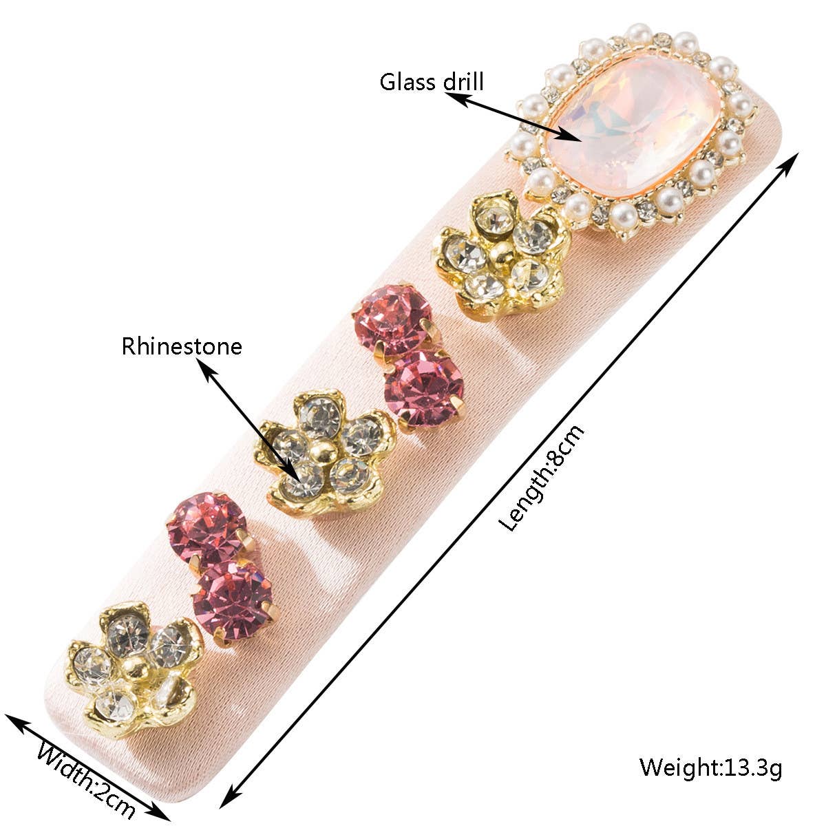 SIMPLE HIGH-END RHINESTONE SIDE HAIRPIN_CWAHA1771