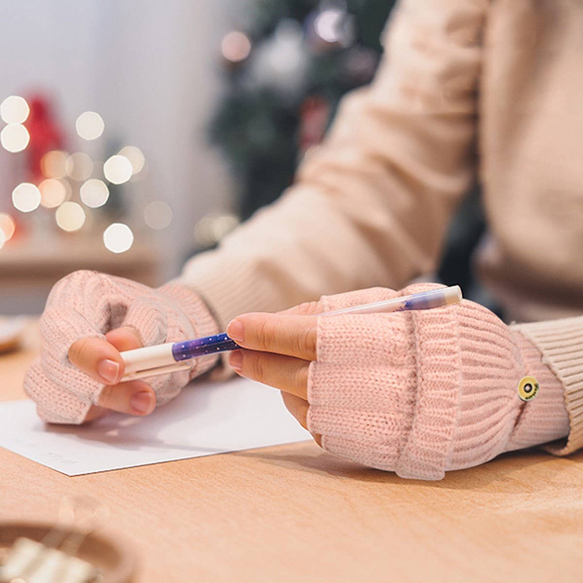 WINTER HALF-FINGER KNITTED TOUCH SCREEN GLOVES_CWAG0407