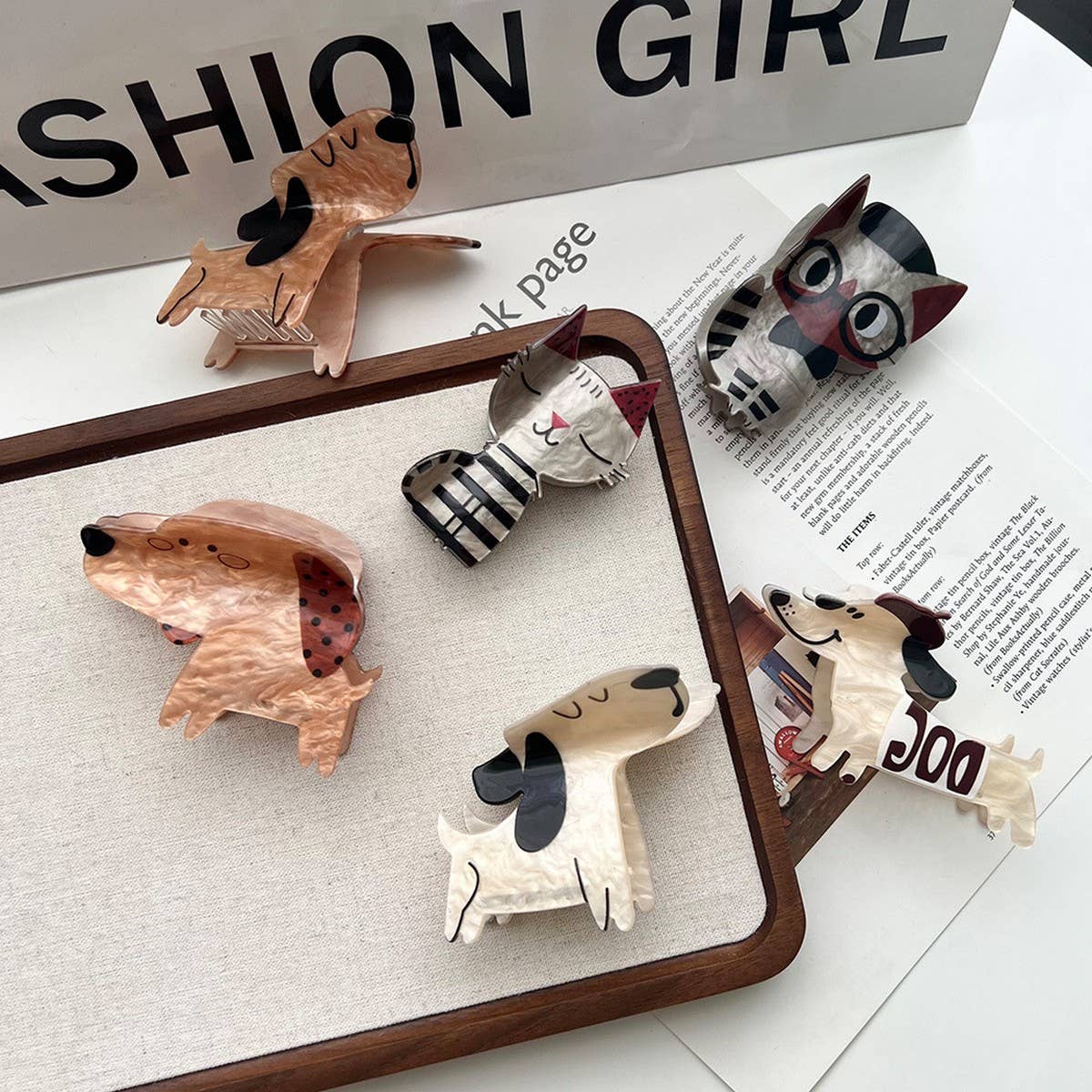 Cute Dog & Cat Claw Clip ? Kawaii Hair Accessory