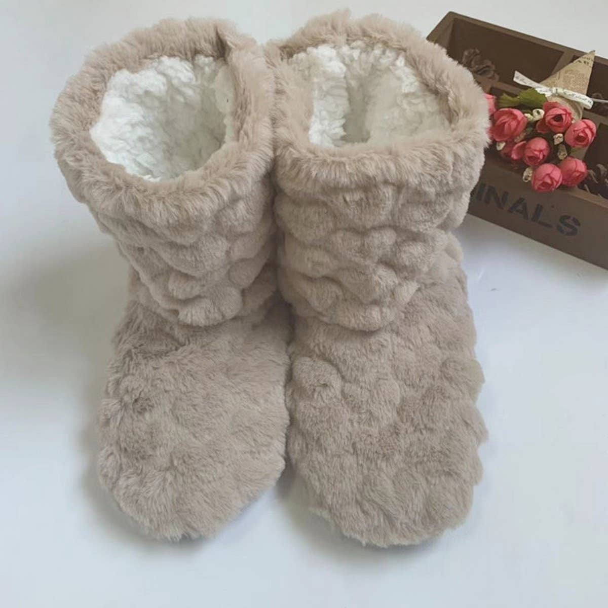 WINTER ADULT THICKENED COUPLE FLOOR SOCKS SLIPPERS