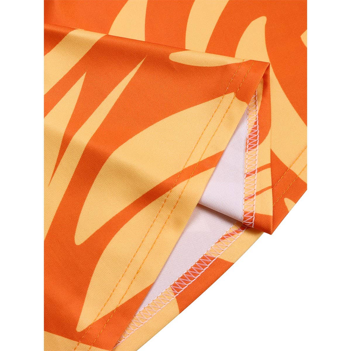 FASHIONABLE LACE-UP PRINTED OVERSIZED DRESS