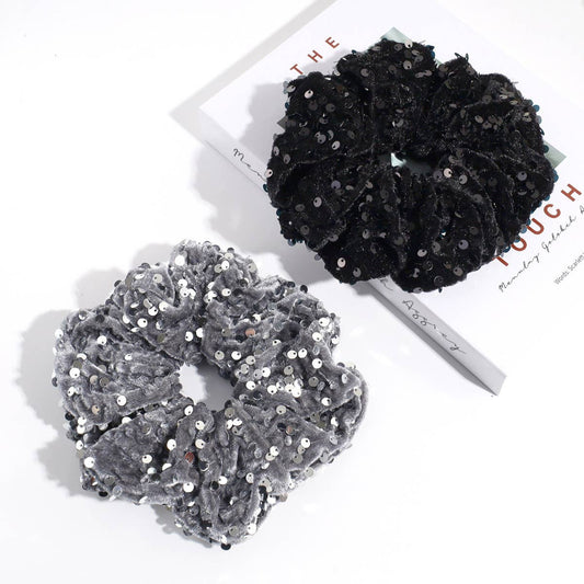 HOT SELLING VELVET SEQUIN HAIR TIE