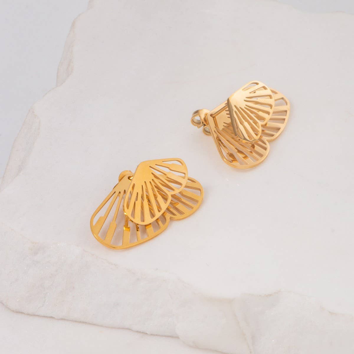 UNIQUE AND CREATIVE BUTTERFLY GOLD-PLATED EARRINGS