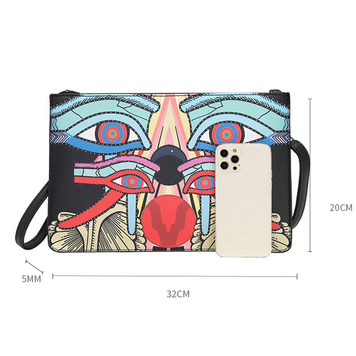 MULTI FUNCTIONAL HIGH-CAPACITY PRINTED HANDBAG_CWAB1477