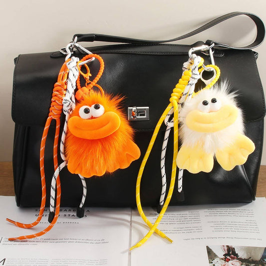 Plush Duckbill & Soot Sprite Charm Keychain_CWMM7820