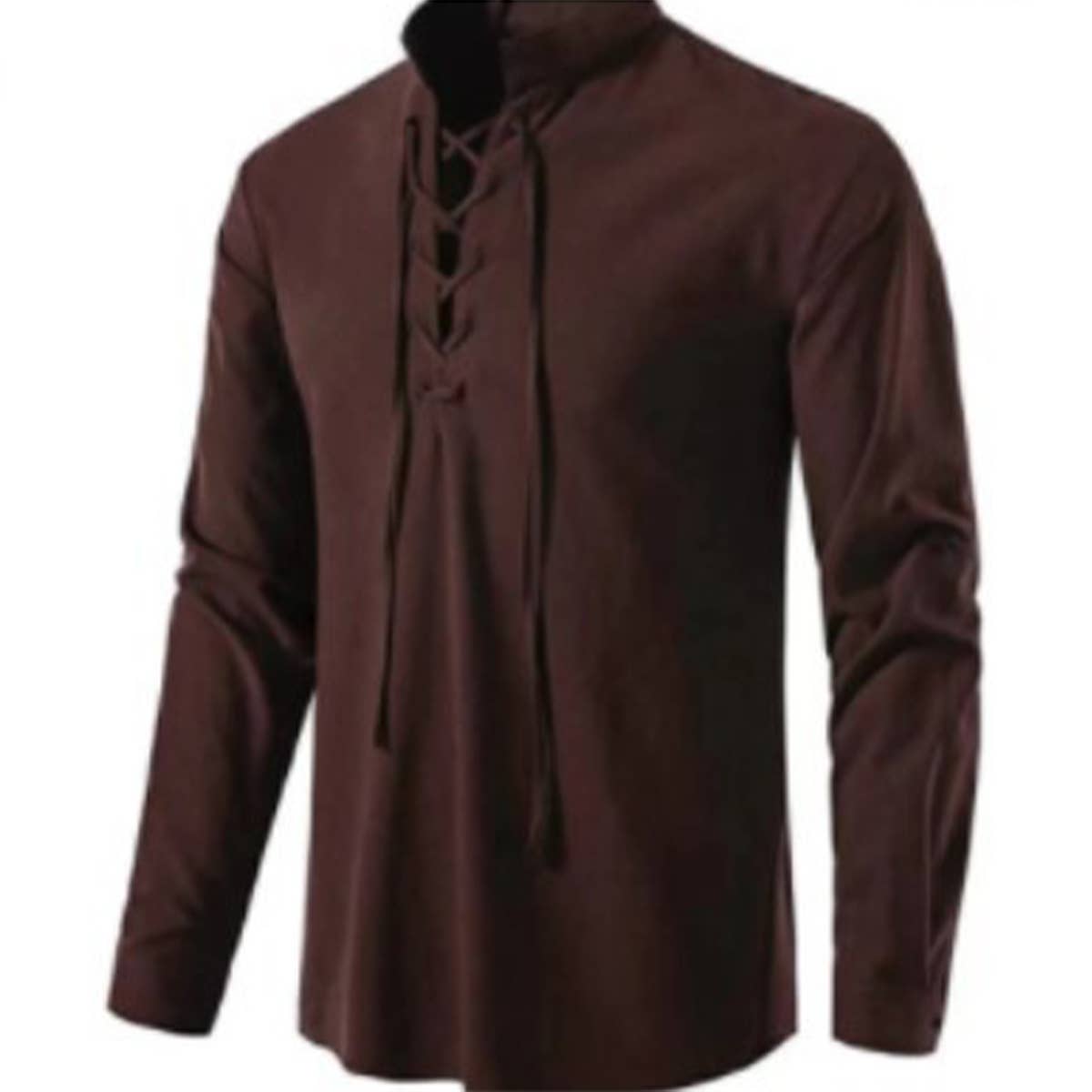 HALLOWEEN COS MEDIEVAL WIZARD LONG SLEEVE SHIRT_CWTSTL00994