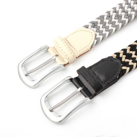 TRENDY ELASTIC BRAIDED CASUAL ELASTIC BELT_CWABE0605