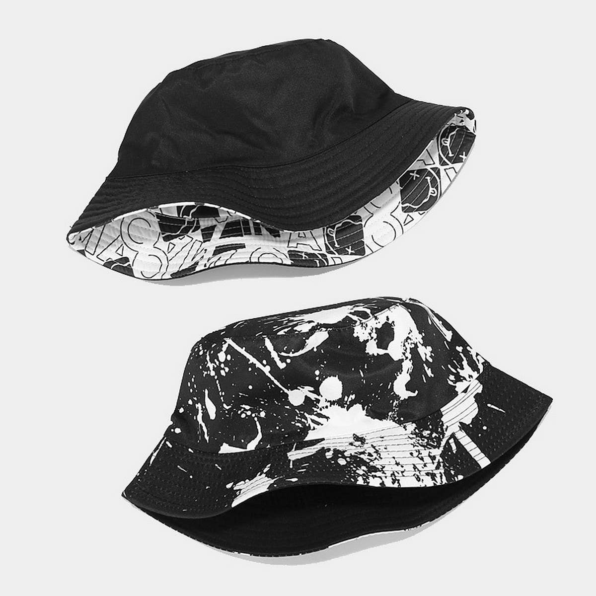 2024 NEW GRAFFITI DOUBLE-SIDED BUCKET HAT_CWAH1643